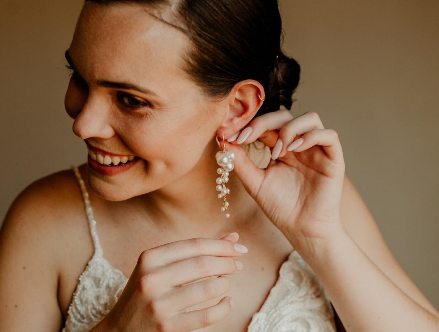 Handgemaakte oorbelle vir jou troudag