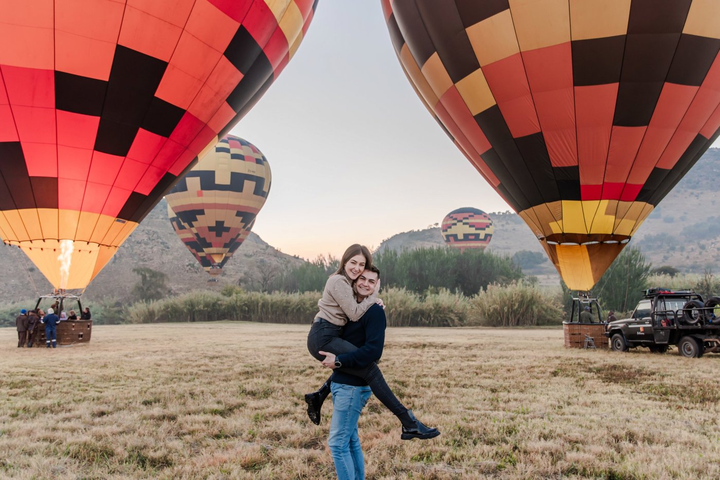 Keigan & Zandalee se Lugballon Verrassings Verlowing
